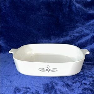 White Baking Dish